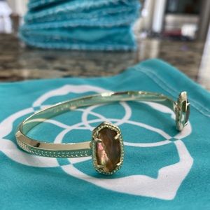 Gold and brown Kendra cuff
